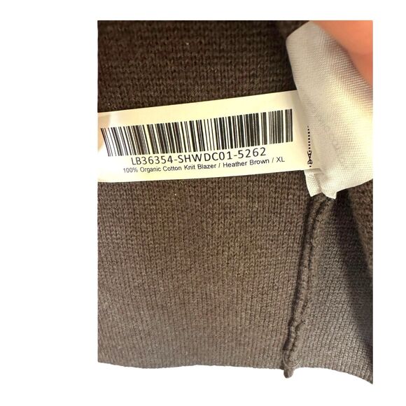 Quince Heathered Brown Open Front Cardigan - Picture 13 of 15